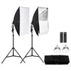 VEVOR Softbox Lighting Kit, 20" x 28", Professional Softbox with 45W 3000-6500K LED Bulbs, 3 Continuous Lighting Effects, Tripod Stand, Remote Control, Studio Lights for Portrait shooting, Live Streaming