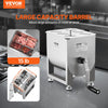 VEVOR Manual Meat Mixer, 15L Fixed Tank Meat Processing Equipment(Mixing Maximum 15LBS for Meat), Stainless Steel Meat Mixer, Sausage Mixer Machine with Lid and Handle, Ground Beef Hand Mixer