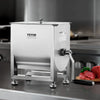 VEVOR Manual Meat Mixer, 15L Fixed Tank Meat Processing Equipment(Mixing Maximum 15LBS for Meat), Stainless Steel Meat Mixer, Sausage Mixer Machine with Lid and Handle, Ground Beef Hand Mixer