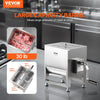 VEVOR Manual Meat Mixer, 20L Fixed Tank Meat Processing Equipment(Mixing Max 30LBS for Meat), Stainless Steel Meat Mixer, Sausage Mixer Machine with Lid Handle Gear Reducer, Ground Beef Hand Mixer