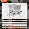VEVOR Manual Meat Mixer, 40L Tilt Tank Meat Processing Equipment(Mixing Max 40L for Meat), Stainless Steel Meat Mixer, Sausage Mixer Machine with Lid Handle Gear Reducer, Ground Beef Hand Mixer
