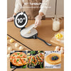 VEVOR Tortilla Press, 10 Inch Cast Iron Tortilla and Roti Maker, Heavy Duty Tortilladora Press, Pataconera Makers with Handle and 100 Pcs Parchment Paper, Dough Taco Press for Flour Tortilla, Tawa