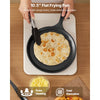 VEVOR Tortilla Press, 10 Inch Cast Iron Tortilla and Roti Maker, Heavy Duty Tortilladora Press, Pataconera Makers with Handle and 100 Pcs Parchment Paper, Dough Taco Press for Flour Tortilla, Tawa