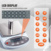 VEVOR Analytical Balance, 3000g x 0.01g Accuracy High Precision Lab Scale, 13 Units Conversion Electronic Scientific Laboratory Scale, LCD Display Digital Jewelry Weighing Scale for Lab, Jewelry