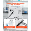 VEVOR Laboratory High-Temperature Circulating Oil Bath, Up to 300℃/572℉, 10 L Lab Constant Temperature Heating Tank, 0.1℃ High Precision, Internal and External Dual Circulation, for Laboratory
