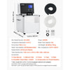 VEVOR Laboratory High-Temperature Circulating Oil Bath, Up to 300℃/572℉, 10 L Lab Constant Temperature Heating Tank, 0.1℃ High Precision, Internal and External Dual Circulation, for Laboratory