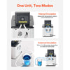 VEVOR Laboratory High-Temperature Circulating Oil Bath, Up to 300℃/572℉, 15 L Lab Constant Temperature Heating Tank, 0.1℃ High Precision, Internal and External Dual Circulation, for Laboratory