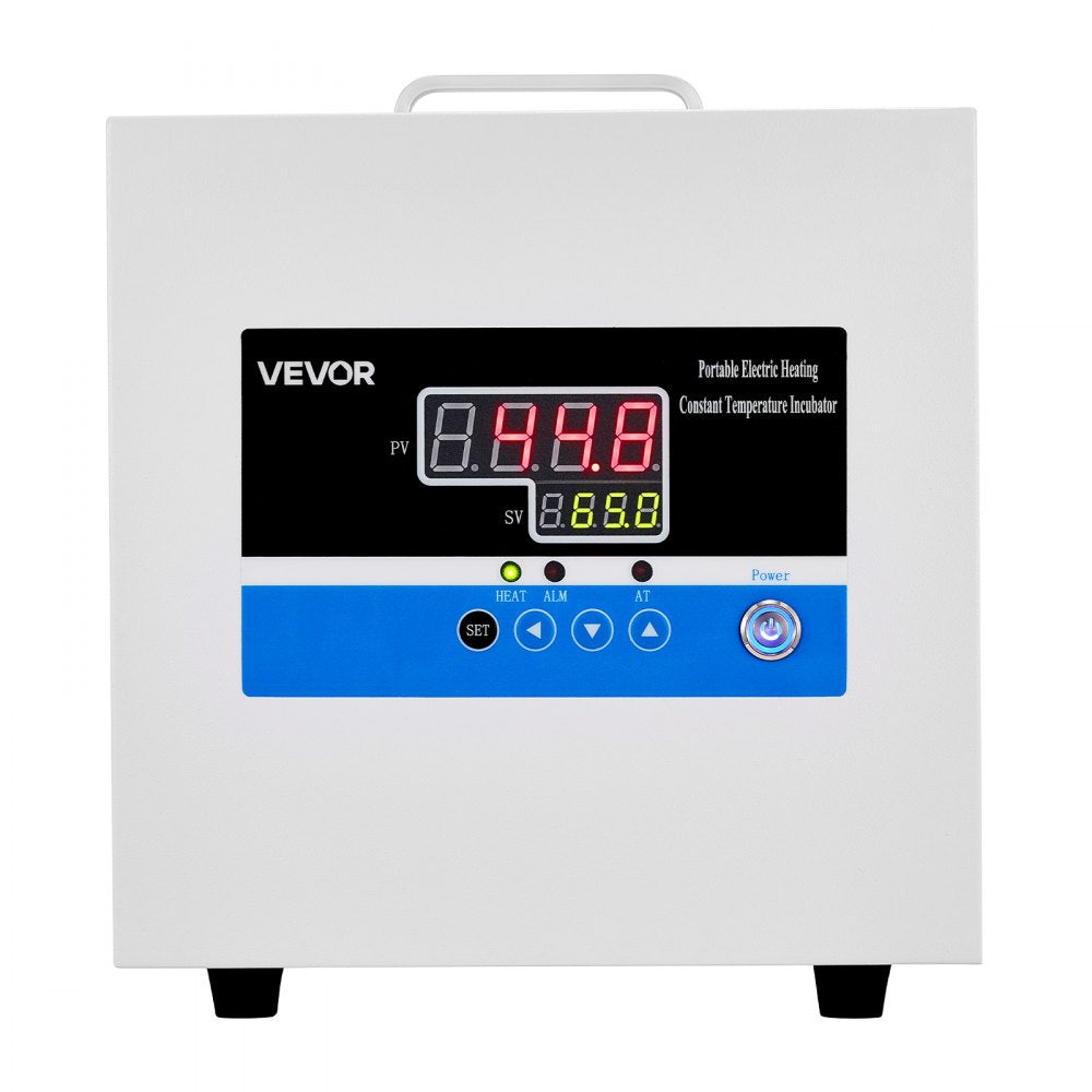 VEVOR Laboratory Incubator 1.6 Gal / 6 L Microbiological Lab Incubator, For Petri Dishes, Room Temp+41℉ to 149℉ PID Temperature Control, Compact & Portable, Digital Panel, Constant Temperature