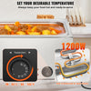 VEVOR Commercial Food Warmer 19QT Bain Marie 1200W Electric Buffet Warmer Steam Table Food Warmer Countertop Stainless Steel Food Warmer Wet or Dry Use for Parties, Catering and Restaurant