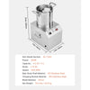 VEVOR Food Processor & Vegetable Chopper product size dimensions diagram image