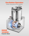 VEVOR Food Processor & Vegetable Chopper one button operation 550W 1400RPM feature image