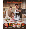 VEVOR Electric Meat Grinder, 5 Lbs/Min Capacity, #8 Meat Mincer with 3 Grinding Plates, 3 Sausage Stuffing Tubes & Kubbe Kit, 700W/0.77HP Sausage Stuffer Maker for Home Kitchens, ETL Listed