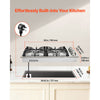 VEVOR Gas Cooktop, 30 inch 4 Burners Gas Stove Top, Max 48000BTU Built-in Stainless Steel Stove Top LPG/NG Convertible Dual Fuel Cooktop Stoves with Sealed Burner for Sear, Stew, Boil, Stir-Fry