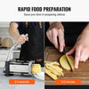 VEVOR French Fry Cutter, Potato Slicer with 1/2-Inch Stainless Steel Blade, Manual Potato Cutter Chopper with Suction Cups, Great for Potato, French Fries, Cucumber, Vegetables, Carrot