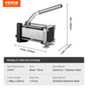 VEVOR French Fry Cutter, Potato Slicer with 1/2-Inch Stainless Steel Blade, Manual Potato Cutter Chopper with Suction Cups, Great for Potato, French Fries, Cucumber, Vegetables, Carrot