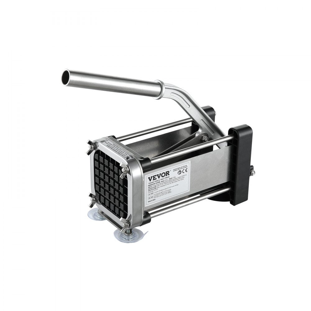 VEVOR French Fry Cutter, Potato Slicer with 1/2-Inch Stainless Steel Blade, Manual Potato Cutter Chopper with Suction Cups, Great for Potato, French Fries, Cucumber, Vegetables, Carrot