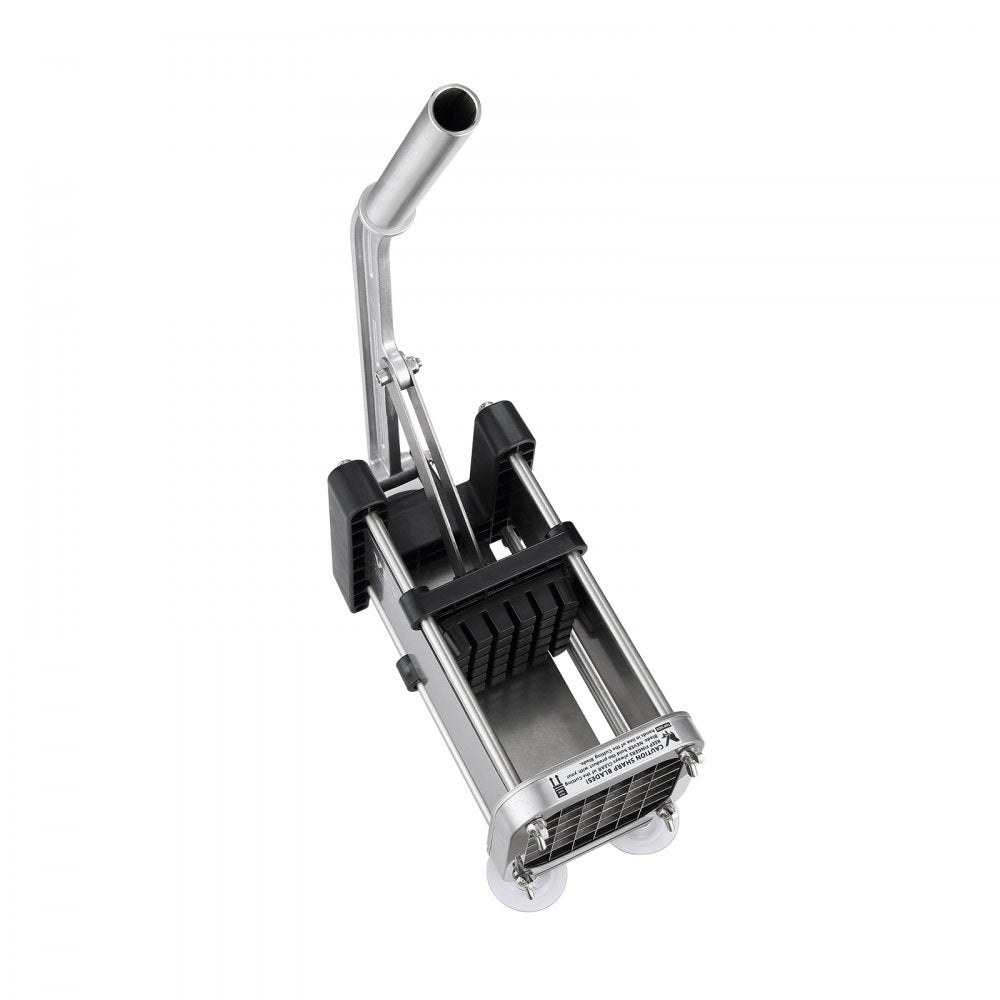 VEVOR French Fry Cutter, Potato Slicer with 1/2-Inch Stainless Steel Blade, Manual Potato Cutter Chopper with Suction Cups, Great for Potato, French Fries, Cucumber, Vegetables, Carrot