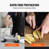 VEVOR French Fry Cutter, Potato Slicer with 1/2" 3/8" 1/4" Stainless Steel Blades, Manual Potato Cutter Chopper with Suction Cups, Great for Potato, French Fries, Cucumber, Vegetables, Carrot