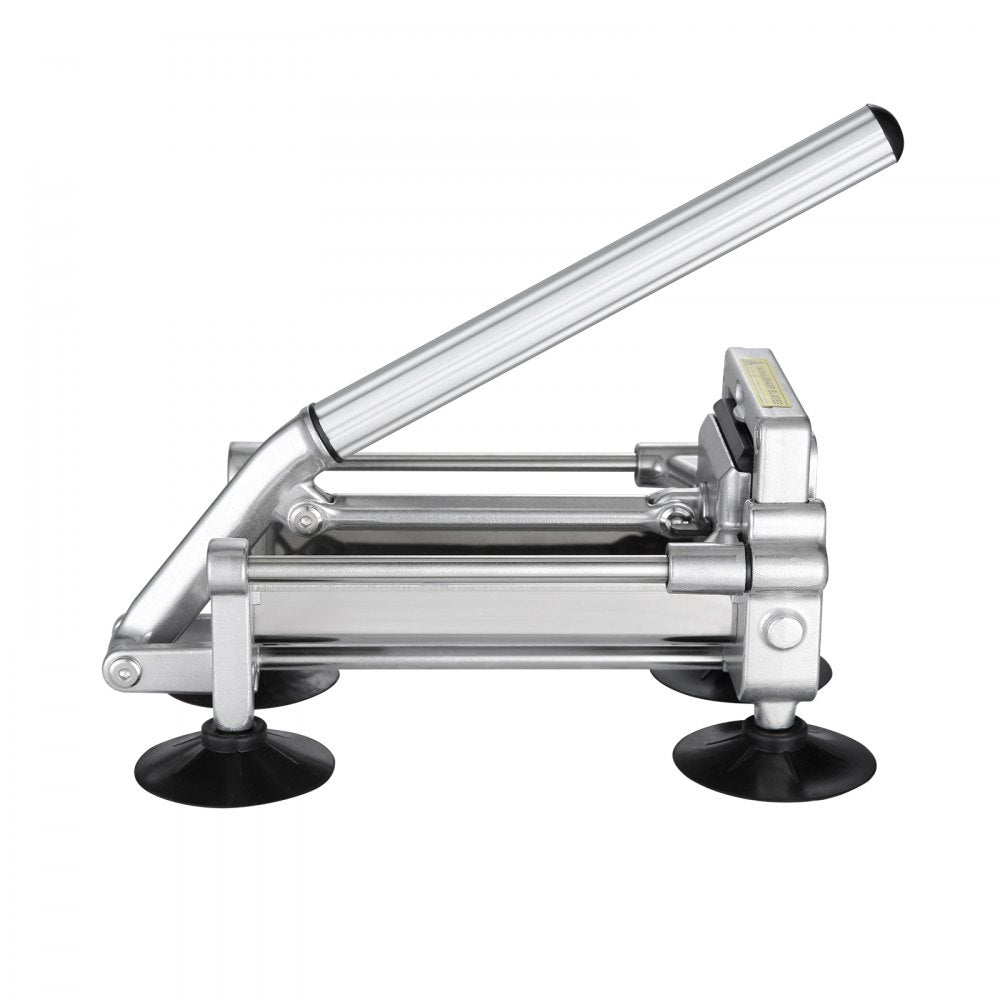 VEVOR French Fry Cutter, Potato Slicer with 1/2" 3/8" 1/4" Stainless Steel Blades, Manual Potato Cutter Chopper with Suction Cups, Great for Potato, French Fries, Cucumber, Vegetables, Carrot