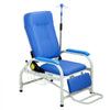 VEVOR Infusion Chair with IV Pole 90°-160° Reclining Phlebotomy Chair, 400LBS Capacity Medical Infusion Recliner with Soft Padded Seat, Footrest & Storage Basket for Blood Draw, IV Transfusion