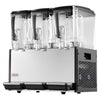 VEVOR Commercial Beverage Dispenser 3 Tanks 12 L / 12.7 QT Per Tank, Stainless Steel Juice Dispenser, Ice Tea Drink Machine with 45℉ to 54℉ Cooling Temperature, for Cold Drink Restaurant Bar Party