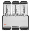 VEVOR Commercial Beverage Dispenser 3 Tanks 12 L / 12.7 QT Per Tank, Stainless Steel Juice Dispenser, Ice Tea Drink Machine with 45℉ to 54℉ Cooling Temperature, for Cold Drink Restaurant Bar Party