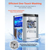 VEVOR Commercial Hard Ice Cream Machine, 2000W 3.17-5.28 Gal/Hour, Countertop Gelato Hard Serve Ice Cream Maker with 6L 304 Stainless Steel Cylinder, Auto Clean LED Panel for Snack Bar Restaurants