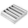 VEVOR Commercial Hood Filter, 19.5W x 19.5H Inch Range Hood Filters, Stainless Steel Restaurant Range Hood Baffle Filter for Grease Rated Commercial Kitchen Exhaust Hoods, 4 Grooves, Pack of 2
