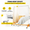 VEVOR Z Rack, Industrial Grade Z Base Garment Rack, Rolling Z Garment Rack, Sturdy Steel Z Base Clothing Rack with Lockable Casters for Home Garment Store Display Commercial Use Oran