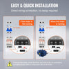 VEVOR 3 Phase Converter - 5HP 15A 220V Single Phase to 3 Phase Converter, Digital Phase Shifter for Residential and Light Commercial Use, 220V Input/Output (One Converter for One Motor Only)
