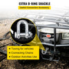 VEVOR G80 V Bridle Chain, 5/16" x 2' Towing Chain Bridle with 15" J Hooks, T Hooks & Grab Hooks, Heavy Duty Transport Chain Bridle with 10800 lbs Safe Working Load for Flatbed Truck Wrecker Recovery