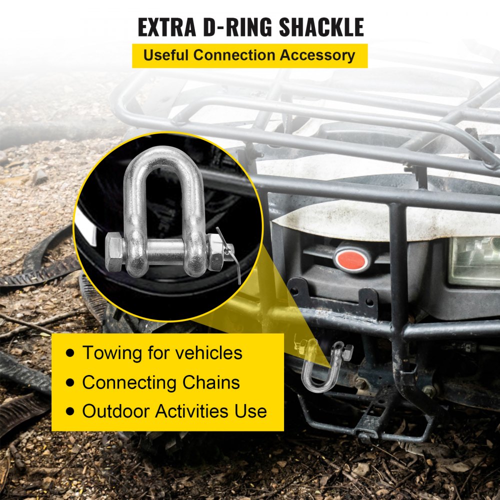 VEVOR G80 V Bridle Chain, 5/16" x 2' Towing Chain Bridle with 15" J Hooks, R Hooks & Grab Hooks, Heavy Duty Transport Chain Bridle with 10800 lbs Safe Working Load for Flatbed Truck Wrecker Recovery