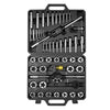 VEVOR Tap and Die Set, 51-Piece Metric Sizes M6 to M24, with Coarse and Fine Thread Taps and Dies, Wrench, Carrying Case and Complete Accessories, Bearing Steel, for Threading and Rethreading Threads