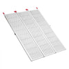VEVOR Aluminum Trailer Ramps, 76 x 54 in Tri-Folding Truck Ramps with Straps & Non-Slip Rubber Fingers, 1500LBS Capacity ATV Loading Ramps for Pickup Trucks, Motorcycles, Lawn Mowers, Tractors, Carts