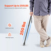 VEVOR Walking Cane for Man Woman, Folding Walking Stick with 8-Level Adjustable Height & Anti-Slip Tip, Lightweight and Portable Aluminum Mobility Walking Aid for Senior Adult, 250LBS Loading