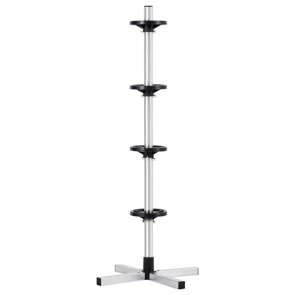 VEVOR Tire Organizing Rack, Robust Steel Tire Stand for 4 Tires with Rims, Compact Tyre Storage for Tires as wide as 225mm, Supports up to 220 lbs Weight, Perfect for Garage and Workshop