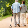 VEVOR Quad Walking Cane, 10-Level Height Adjustable Walking Stick with 4-Pronged Stable Base, Lightweight & Portable Aluminum Mobility Walking Aid for Seniors Adults Man Woman, 250LBS Loading Capacity