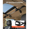 VEVOR Hunting Tool Rack Alloy Steel 48"-54" Overhead Hunting Tool Holder, for Crew Cab Pickup Trucks & SUVs with Center Pillar, Roof Mounted, No Drilling Required, Easy Installation, with Straps