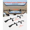 VEVOR Hunting Tool Rack Alloy Steel 48"-54" Overhead Hunting Tool Holder, for Crew Cab Pickup Trucks & SUVs with Center Pillar, Roof Mounted, No Drilling Required, Easy Installation, with Straps