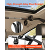 VEVOR Hunting Tool Rack Alloy Steel 48"-54" Overhead Hunting Tool Holder, for Crew Cab Pickup Trucks & SUVs with Center Pillar, Roof Mounted, No Drilling Required, Easy Installation, with Straps