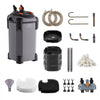 VEVOR 224.5GPH Canister Filter, 3-Stage External Aquarium Filter with Powerful Pump, Quite Water Circulation Cleaning Machine with Media for Fish Tanks and Aquariums Up to 55 Gallons, for Freshwater