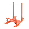 VEVOR Weight Sled, Steel Power Sled, Fitness Strength Training Sleds for Athletic Exercise Speed Improvement, Workout Fitness Equipment with Handle, Compatible with 1/2 in Weight Plates, Orange