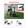 VEVOR Weight Sled, Steel Power Sled, Fitness Training Sleds for Athletic Exercise Speed Improvement, Workout Equipment with Adjustable Height Handle, Compatible with 1/2 in Weight Plates, Black