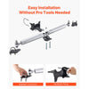 VEVOR Dual Steering Stabilizer, for 2005-2024 Ford F-250/F-350 Super Duty 4WD, Dual Steering Stabilizer Kit Fits with 2 Inches of Suspension Lift or Higher, Enhanced Control and Reduced Vibration