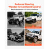 VEVOR Dual Steering Stabilizer, for 2007-2018 Jeep Wrangler JK, Dual Steering Stabilizer Kit Fits with 2 Inches of Suspension Lift or Higher, Enhanced Control & Reduced Vibration, Easy Installation