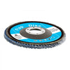 VEVOR Flap Discs 60 Grit, 4-1/2" x 7/8" Flap Discs for Angle Grinder, Type 29 Zirconia Flap Sanding Disc, Bevel Type Abrasive Grinding Wheels for Deburring, Rust Removal, Sanding, Finishing (10 Pack)