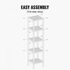 VEVOR 5-Tier Bathroom Standing Shelf, Narrow Shelving Unit, Display Storage Rack Organizer, Freestanding Flower Plant Stand, Multifunctional Bamboo Shelf Ideal for BathRoom, Kitchen, Home, Natural