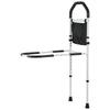 VEVOR Bed Rail for Elderly, Bedside Assist Rails with Supporting Leg and PU Handrail, Adjustable Height Carbon Steel Pipe Bedside Cane, Bed Bars for Seniors & Patients, Fits King, Queen, Full, Twin