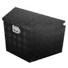 VEVOR Trailer Tongue Box, Aluminum Alloy Diamond Plate Tongue Box Tool Chest, Heavy Duty Trailer Box Storage with Lock and Keys, Utility Trailer Tongue Box for Pickup Truck, RV, Trailer, 39"x16.5"x12"