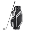VEVOR Golf Cart Bag with 14 Way Organizer Divider Top, 36” 13 Pockets Premium Cart Bag, Durable Golf Bags with Handles & Dust Cover & Detachable Straps for Men & Women, Black Color-Block